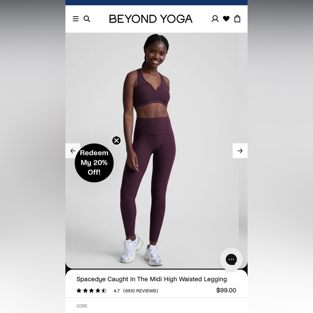 Beyond Yoga Berry Leggings - Picture 8 of 10